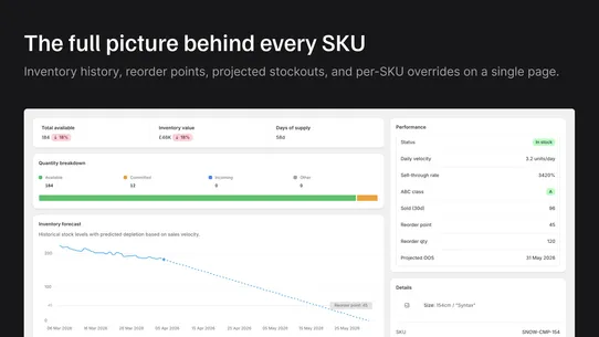 Stockful: Inventory Management screenshot
