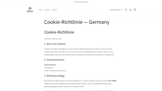 SWEDev EU Legal Pages screenshot