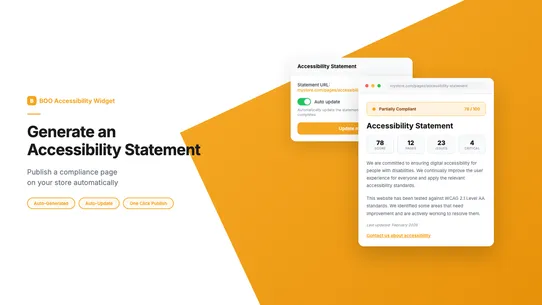 BOO Accessibility Widget ADA screenshot