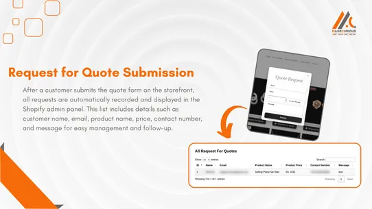 ShopziCurious Request a Quote screenshot