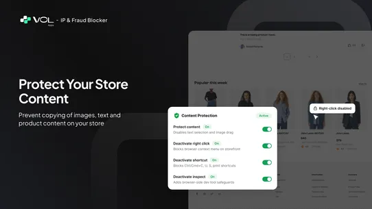 VOL Fraud Filter &amp; IP Blocker screenshot