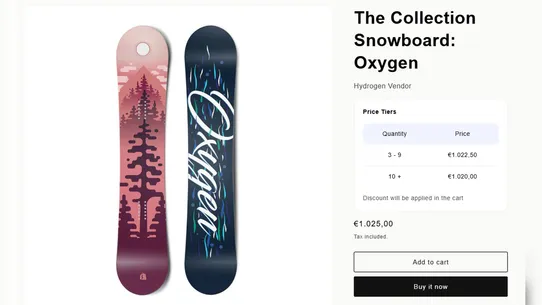 ZIM Wholesale Pricing Tiers screenshot