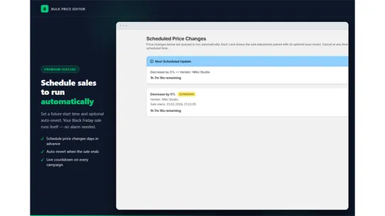 Bulk Price Editor screenshot