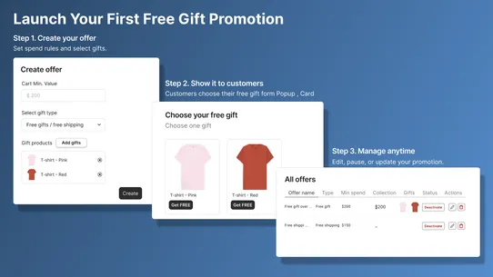 GIE: Free Gifts &amp; Upsell screenshot