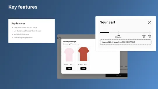 GIE: Free Gifts &amp; Upsell screenshot