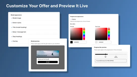 GIE: Free Gifts &amp; Upsell screenshot