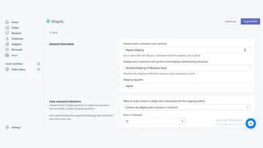 Shipping Tags ‑ Shipping Rules screenshot