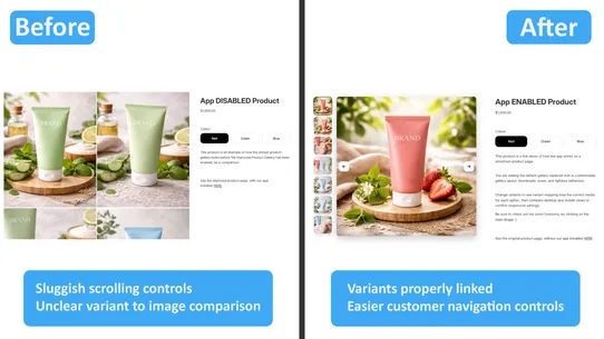 Improved Product Gallery screenshot