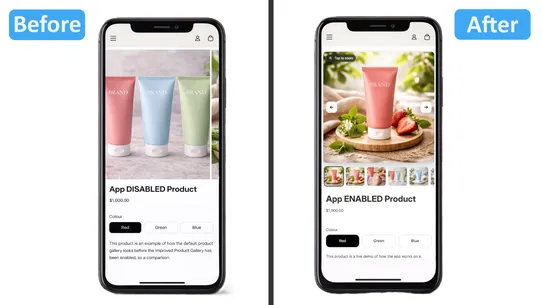 Improved Product Gallery screenshot