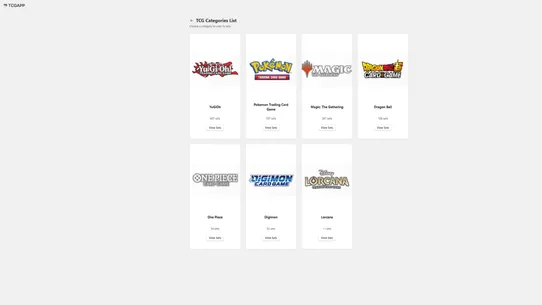 TCG Importer screenshot