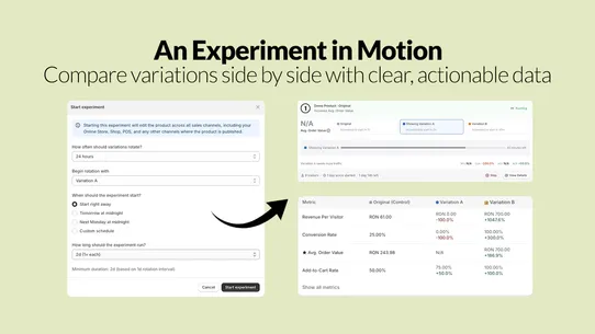 Abee ‑ A/B test your products screenshot