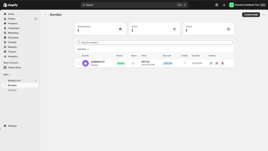 BUNDLE KIT screenshot