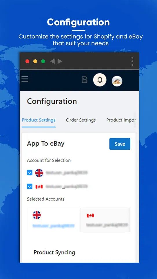 CedCommerce eBay Integration screenshot