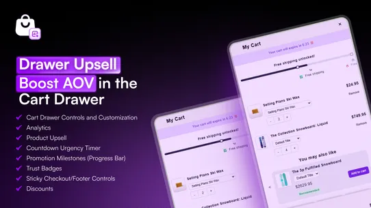 Slidecart AI Drawer screenshot