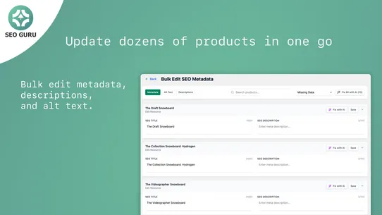 SEO Guru AI SEO &amp; Image Speed screenshot