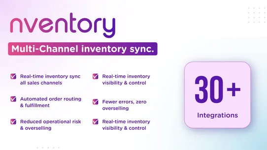 Nventory.io MultiChannel Stock screenshot