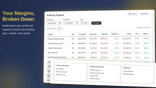 MarginWise screenshot
