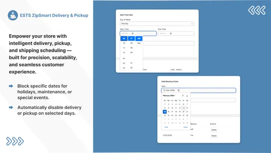 ESTS ZipSmart Delivery&amp;Pickup screenshot