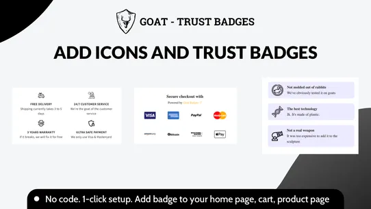 Goat ‑ Trust Badges and Icons screenshot