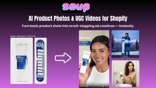 Soup UGC: AI Photos &amp; Video screenshot