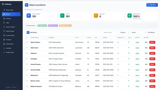 PinPoint Store &amp; Product Map screenshot