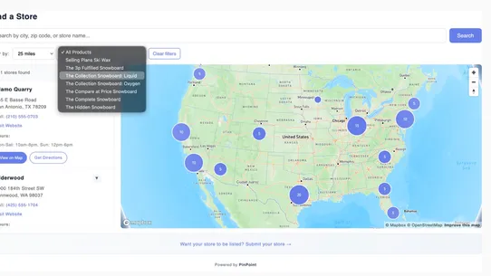 PinPoint Store &amp; Product Map screenshot