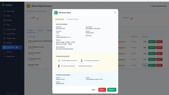 PinPoint Store &amp; Product Map screenshot