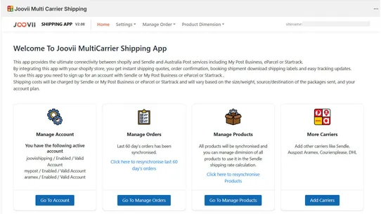 Joovii Shipping screenshot