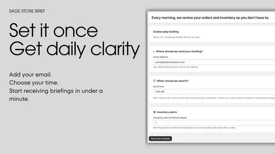 Sage Store Brief screenshot