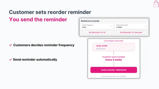Buy Again &amp; Reorder Reminders screenshot