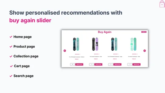 Buy Again &amp; Reorder Reminders screenshot