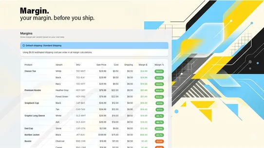 Marge: Profit Margin screenshot
