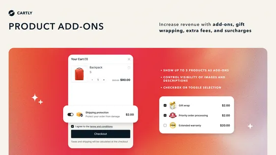 Cartly Cart Drawer Cart Upsell screenshot