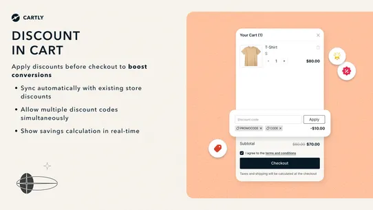 Cartly Cart Drawer Cart Upsell screenshot