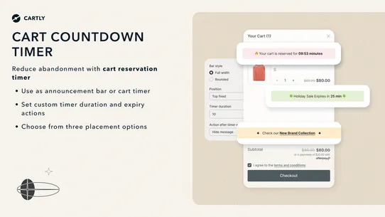 Cartly Cart Drawer Cart Upsell screenshot