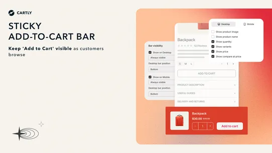 Cartly Cart Drawer Cart Upsell screenshot