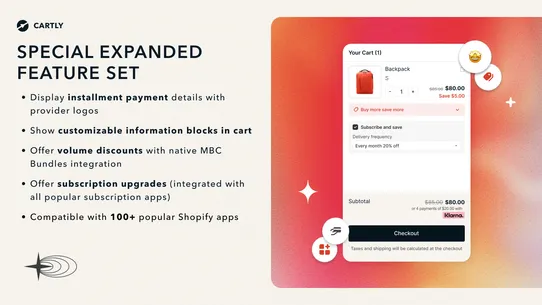 Cartly Cart Drawer Cart Upsell screenshot