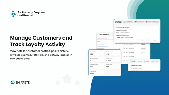 CXS Loyalty Program and Reward screenshot