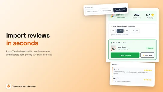 Trendyol Product Reviews screenshot