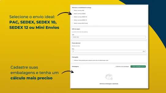 Meu Frete com Correios screenshot