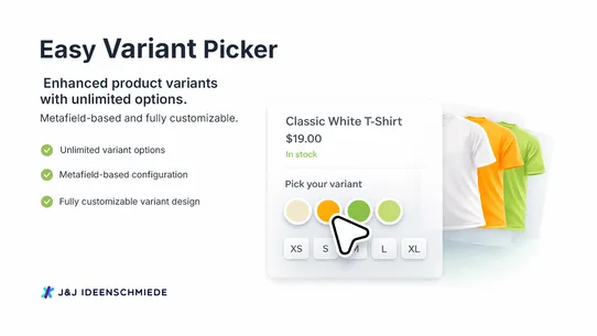 Easy Variant Picker screenshot