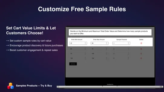 Sample Products ‑‑ Try N Buy screenshot
