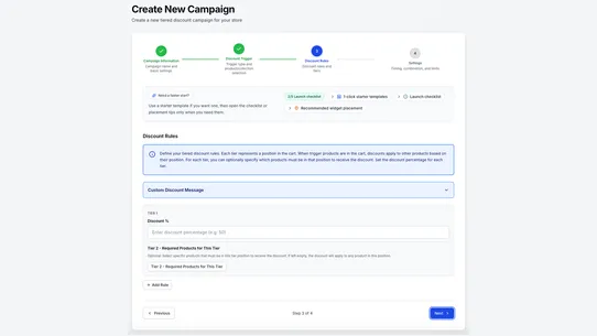 MultiTier Discounts screenshot