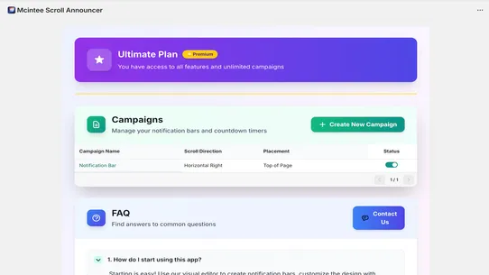 Mcintee Scroll Announcer screenshot