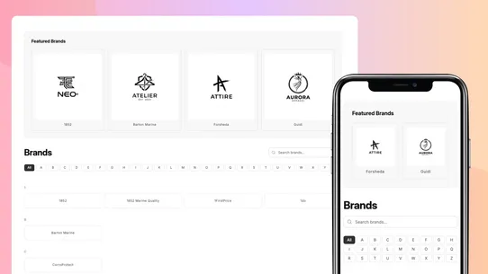 Easy Brand Page screenshot