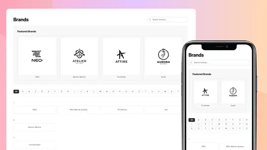 Easy Brand Page screenshot