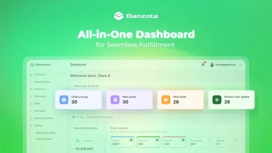 Banzota Fulfillment screenshot