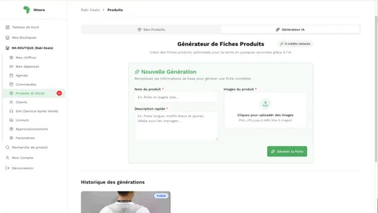 Woura Africa screenshot