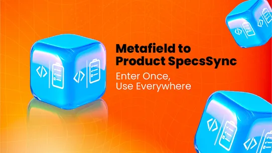 Metafield to Product SpecsSync screenshot