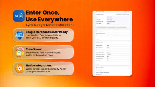 Metafield to Product SpecsSync screenshot